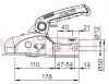 PV Ťažná spojka AL-KO AK 270, tyč priemer 50 mm, 2700 kg + Soft Dock Originál

